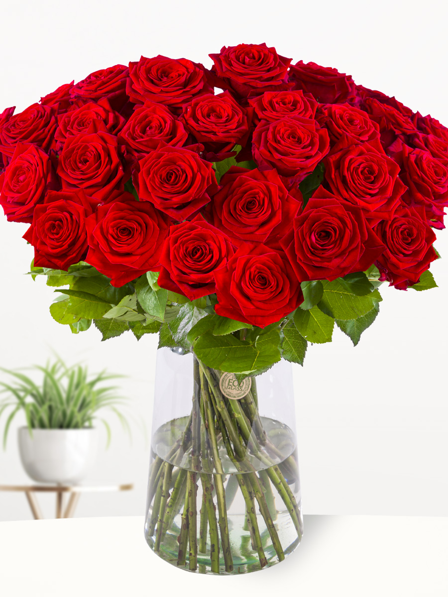 30 rode rozen XL - Red Naomi afbeelding
