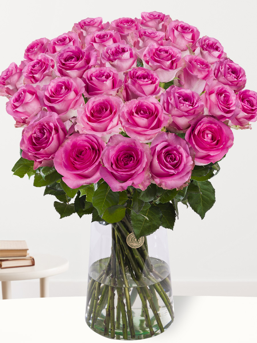 30 roze rozen - XL rozen - Revival afbeelding