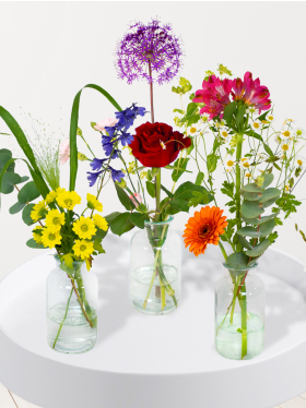 DIY set tafelstukjes kleurrijk