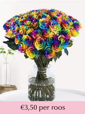 10 t/m 49 regenboog rozen