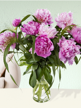 10 hardroze pioenrozen met panicum