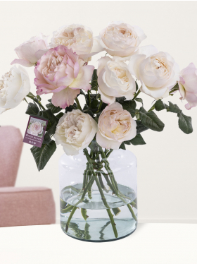 10 roze David Austin rozen