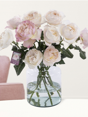 10 roze David Austin rozen