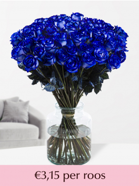 50 t/m 99 blauwe rozen