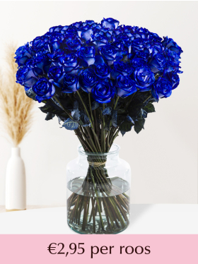 50 t/m 99 blauwe rozen