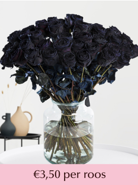 10 t/m 49 zwarte rozen