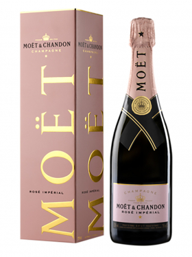 Champagne Rosé in geschenkdoos 0,75l