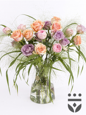 Pastel plus centerpiece - Platinum | Medium