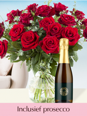 Rode rozen EverRed met prosecco 0,2L