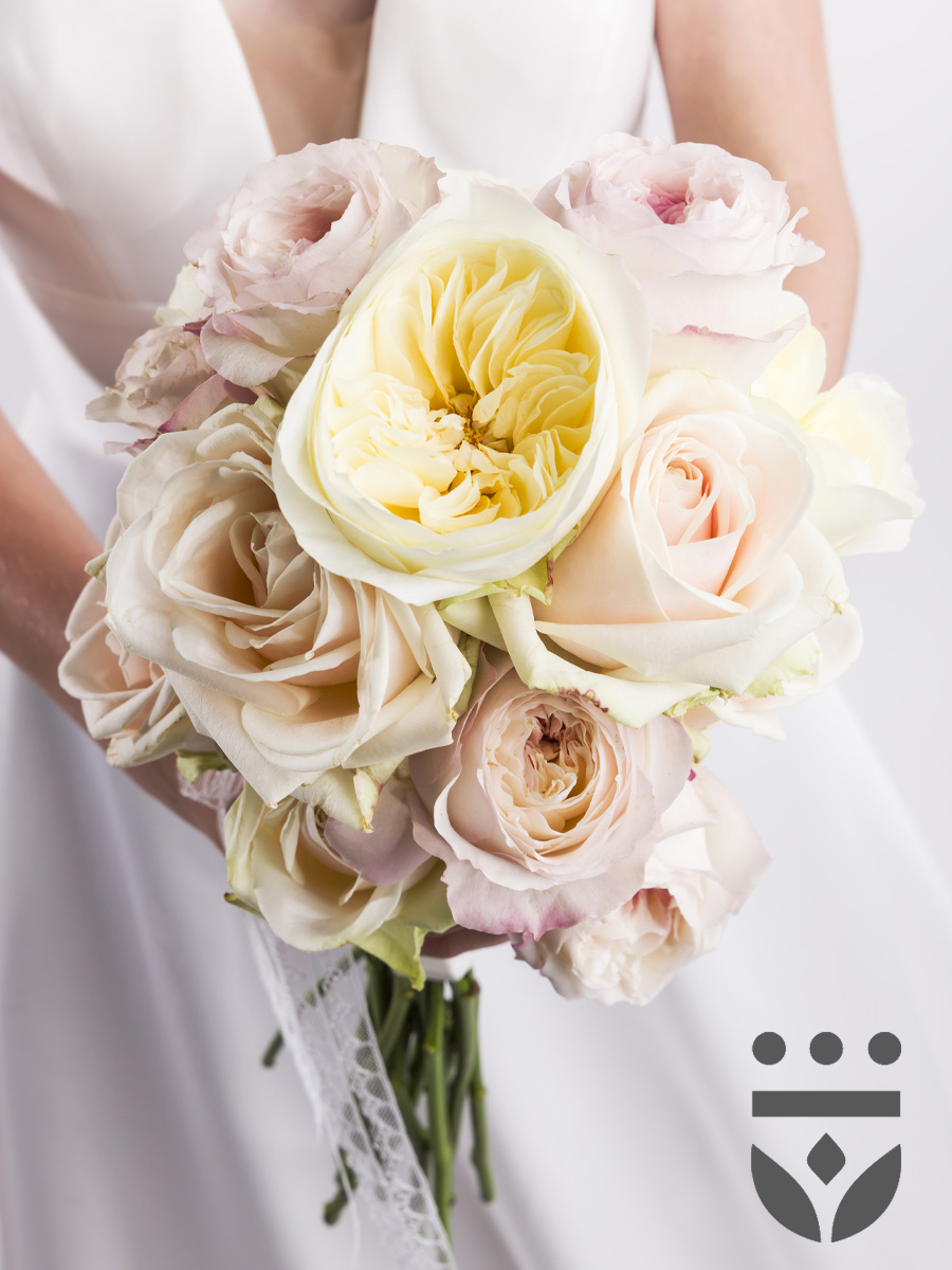 Pastel bruidsboeket - Platinum afbeelding