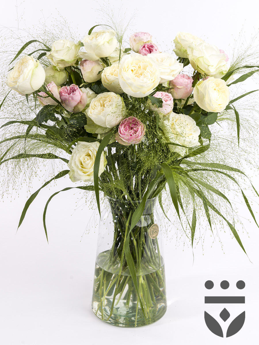 Pastel centerpiece - Platinum | Large afbeelding