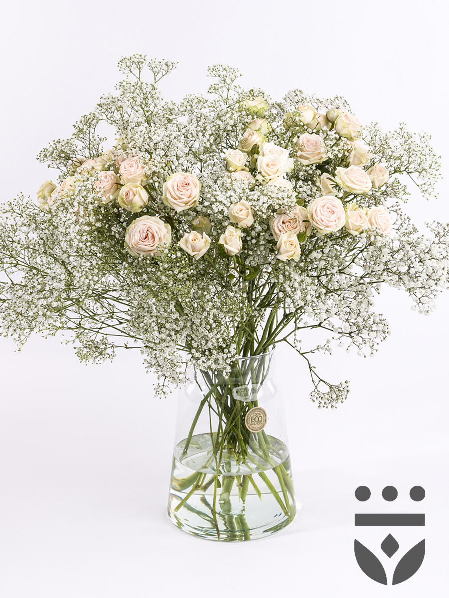 Pastel centerpiece - Zilver | Medium afbeelding