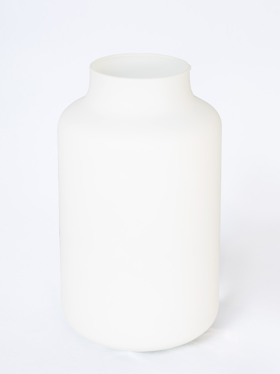 Surprose Witte glasvaas Vanessa &VerticalLine; voor 10-20 rozen