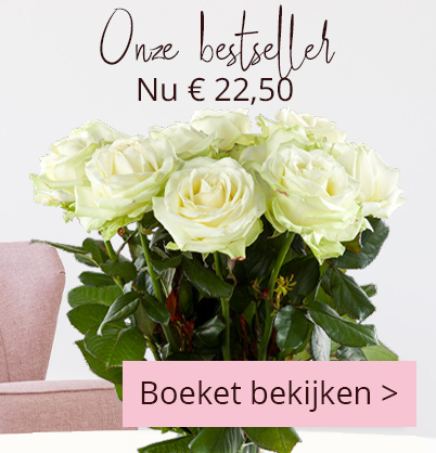 10 witte rozen