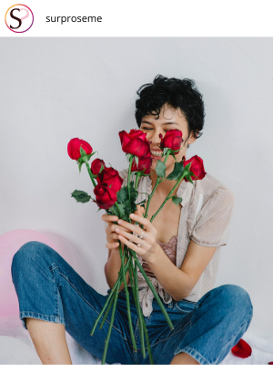 Instgram post: Rode rozen