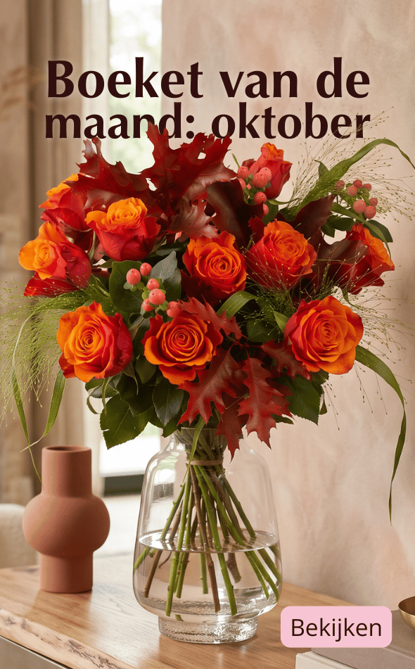 Boeket van de maand: oktober