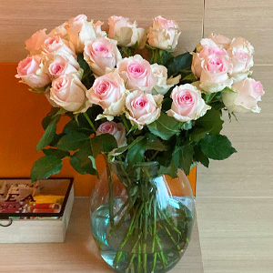 Roze rozenboeket Roze rozenboeket