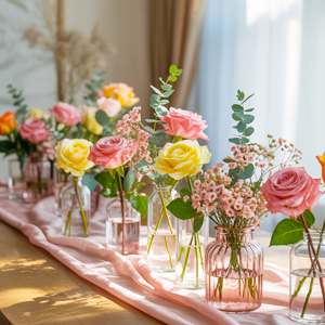 Rozen decoratie met felle kleuren Rozen decoratie met felle kleuren