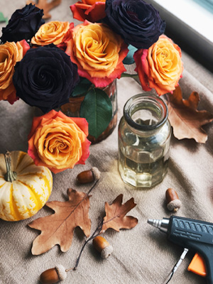 DIY je eigen vaas voor de herfst DIY je eigen vaas voor de herfst