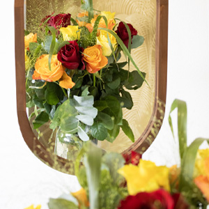 Herfstboeket rood-oranje-geel