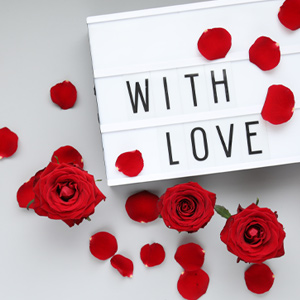 Romantisch met rozen