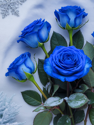 Rozen in de winter Rozen in de winter