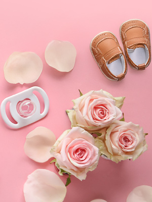 Rozen voor je gender reveal