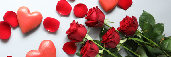 Rode rozen voor de liefde